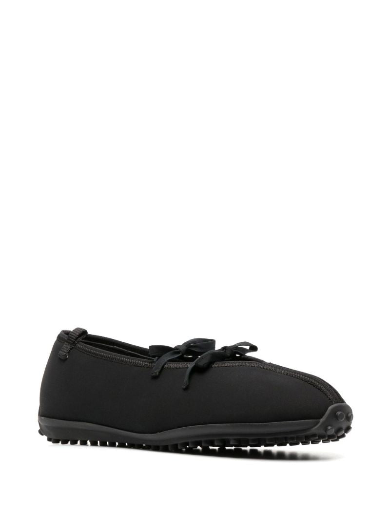 Black Bow Ballerina Pumps