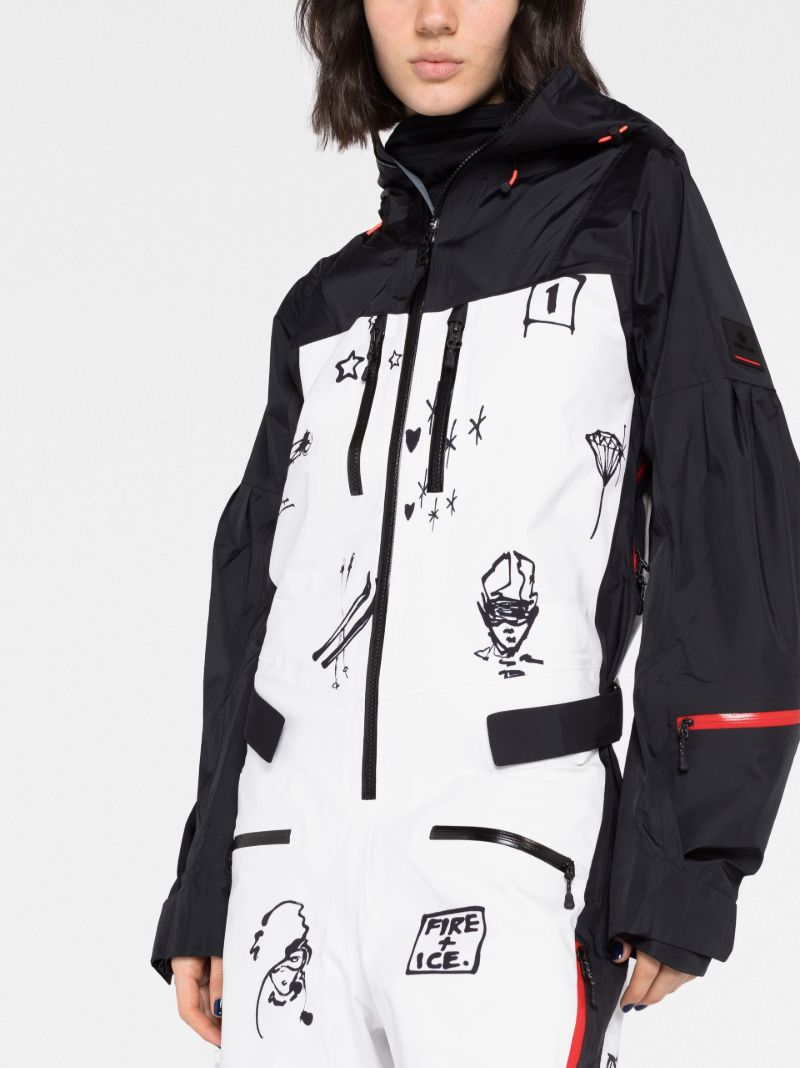 White Fioma Ski Suit