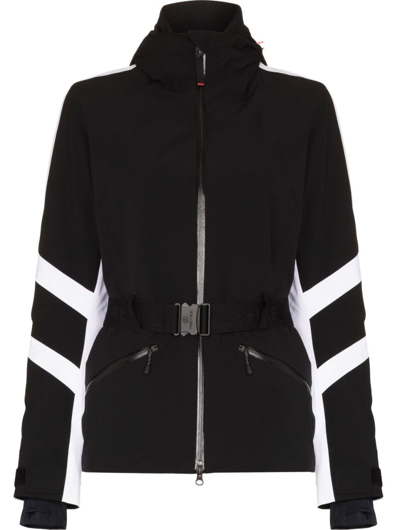 Black Moia Hooded Ski Jacket