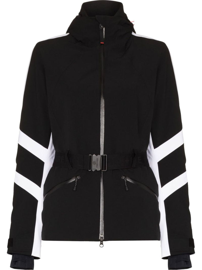 Black Moia Hooded Ski Jacket
