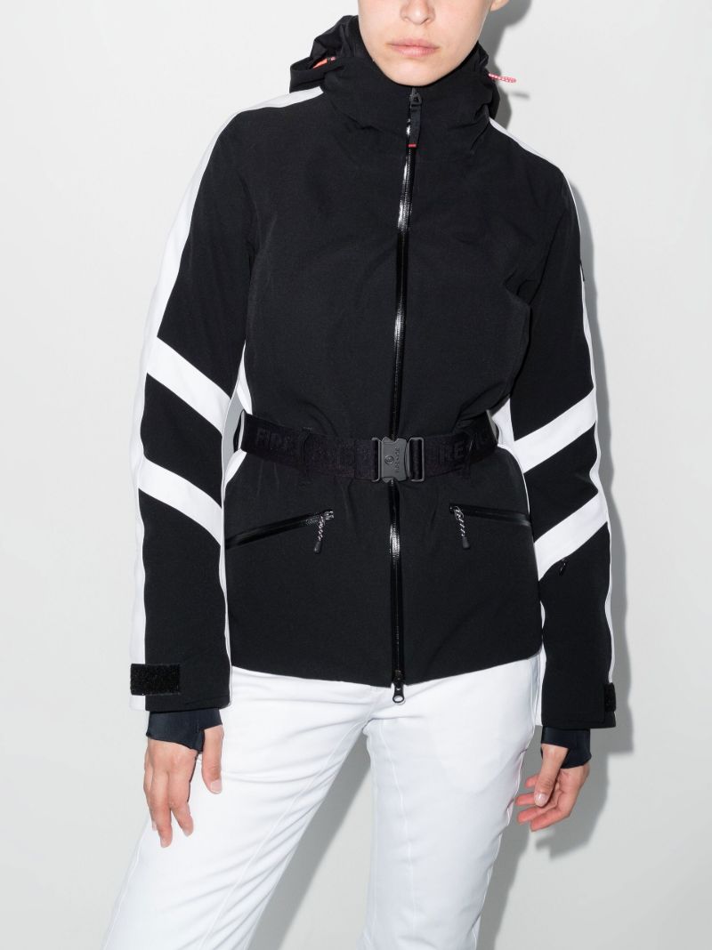 Black Moia Hooded Ski Jacket