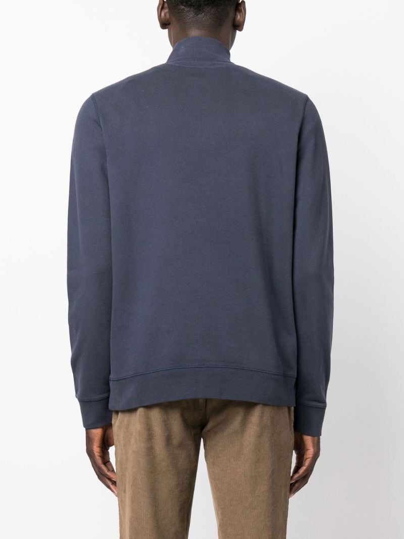 Blue Cotton Sweatshirt