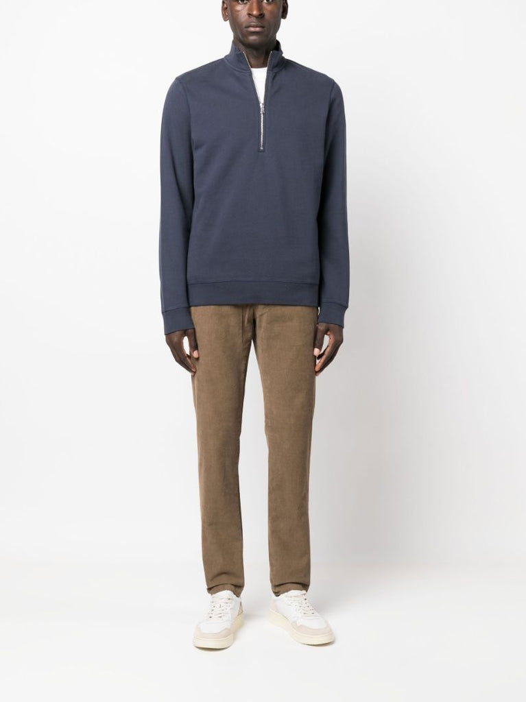 Blue Cotton Sweatshirt