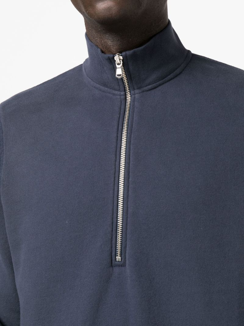 Blue Cotton Sweatshirt