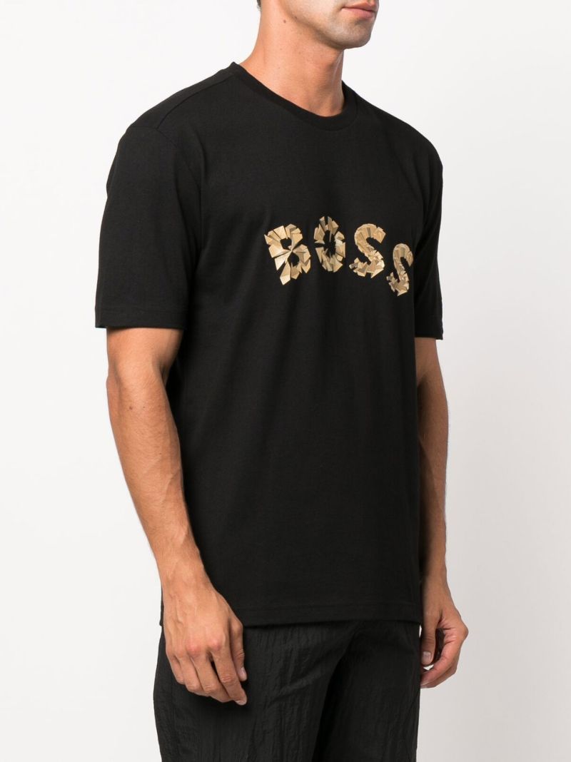 Black Teego 1 Cotton T-shirt