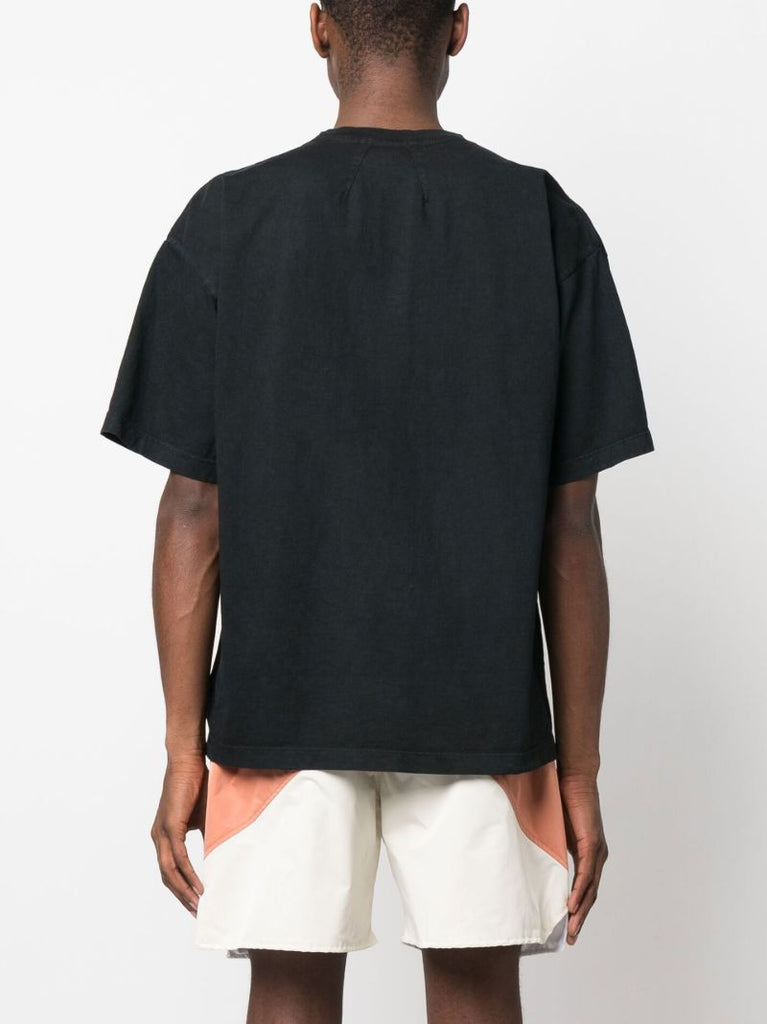 Black Logo Print T-shirt
