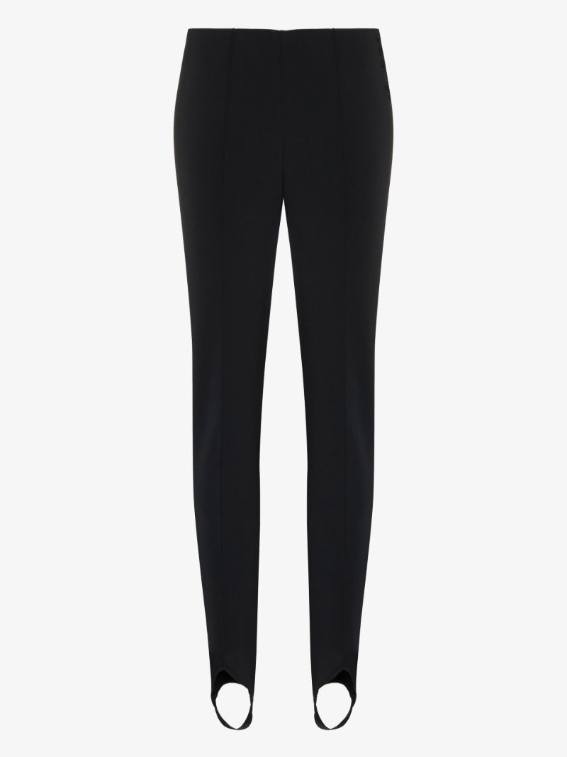 Black Elaine Stirrup Ski Leggings