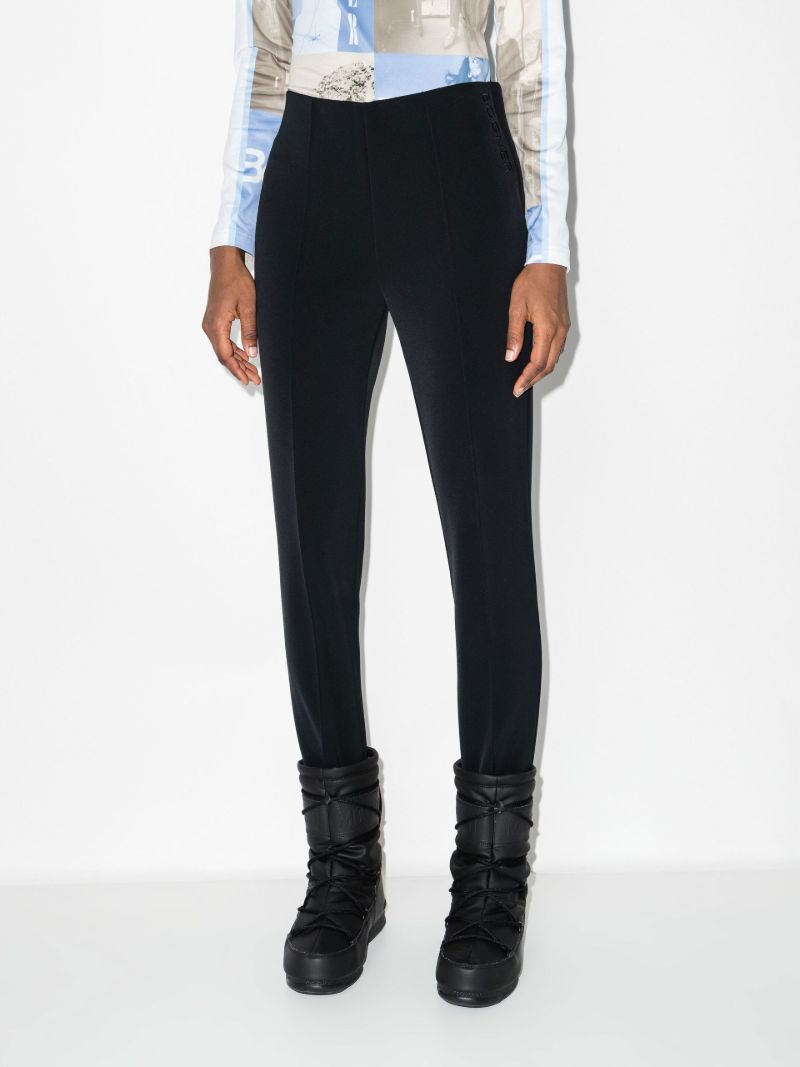 Black Elaine Stirrup Ski Leggings