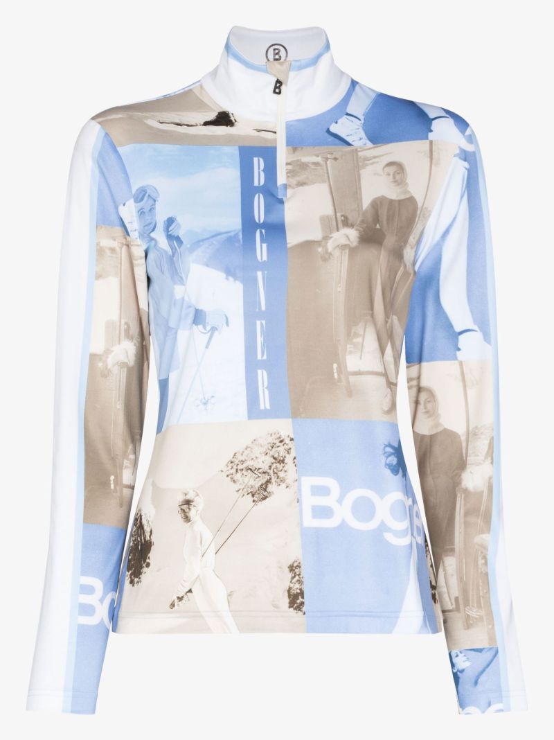 Blue Beline Ski Base Layer Top