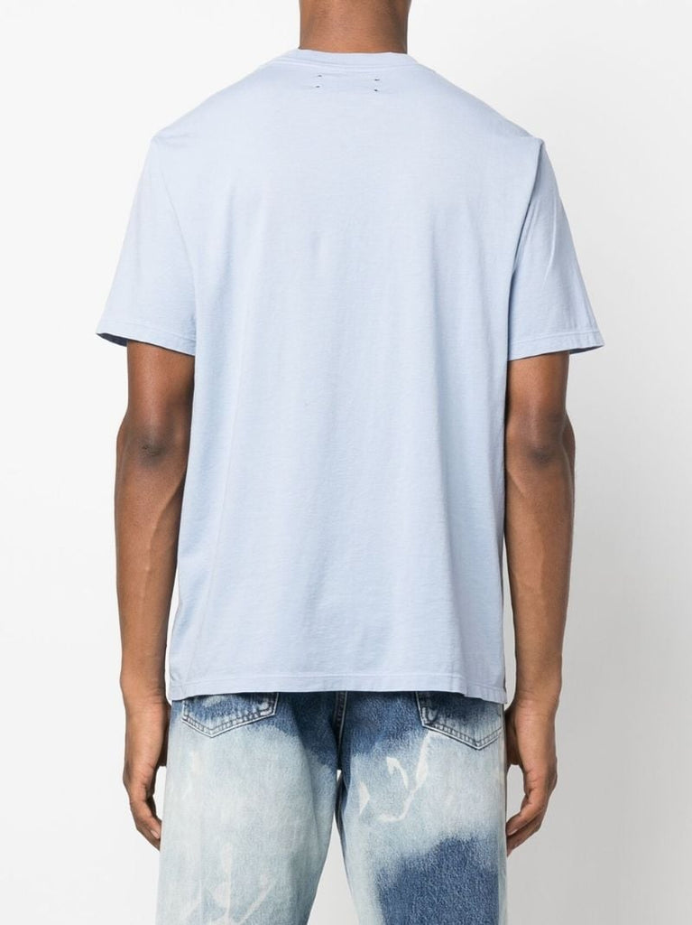 Blue Logo Print T-shirt