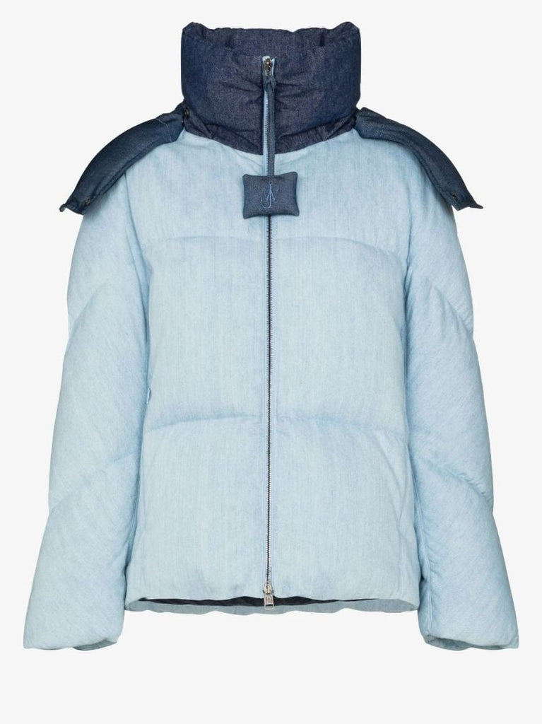 X Jw Anderson Blue Whinfell Denim Down Jacket