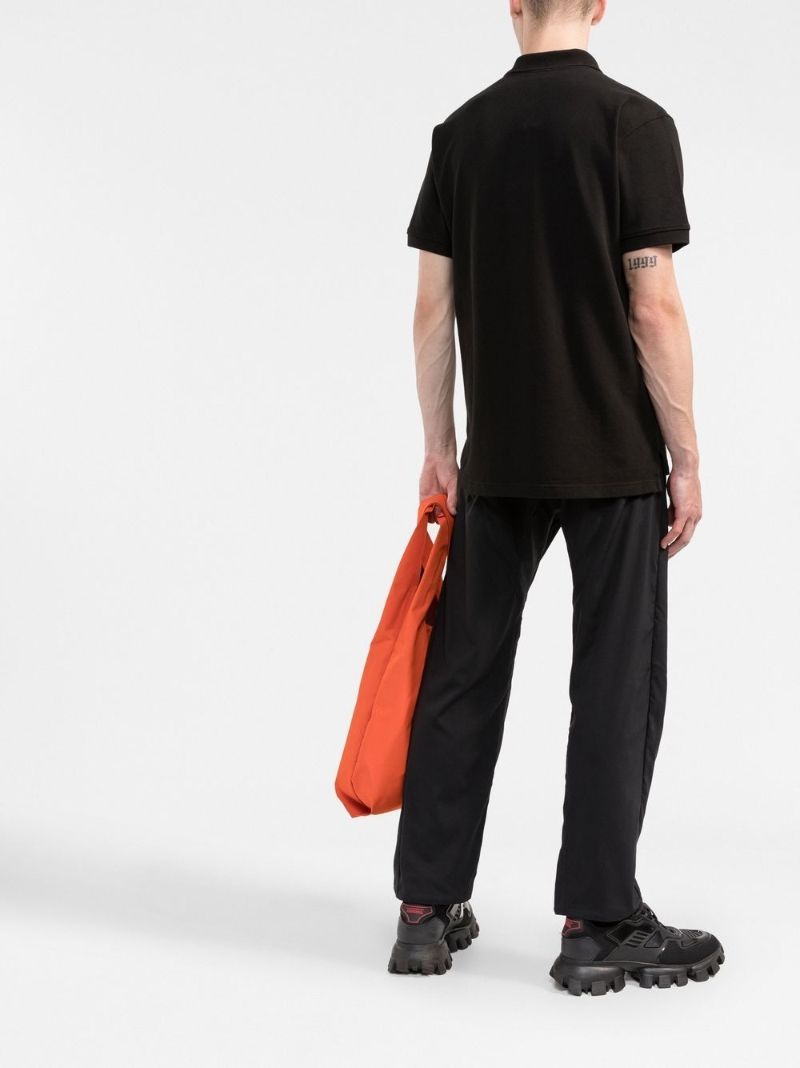 Black Boke Flower Polo Shirt