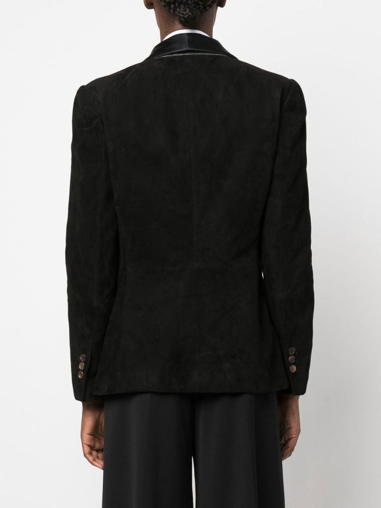 Black Single-breasted Tailored Blazer