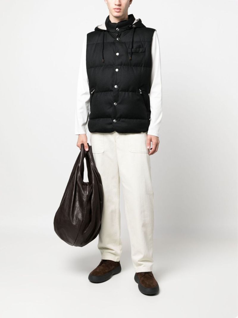 Black Padded Gilet
