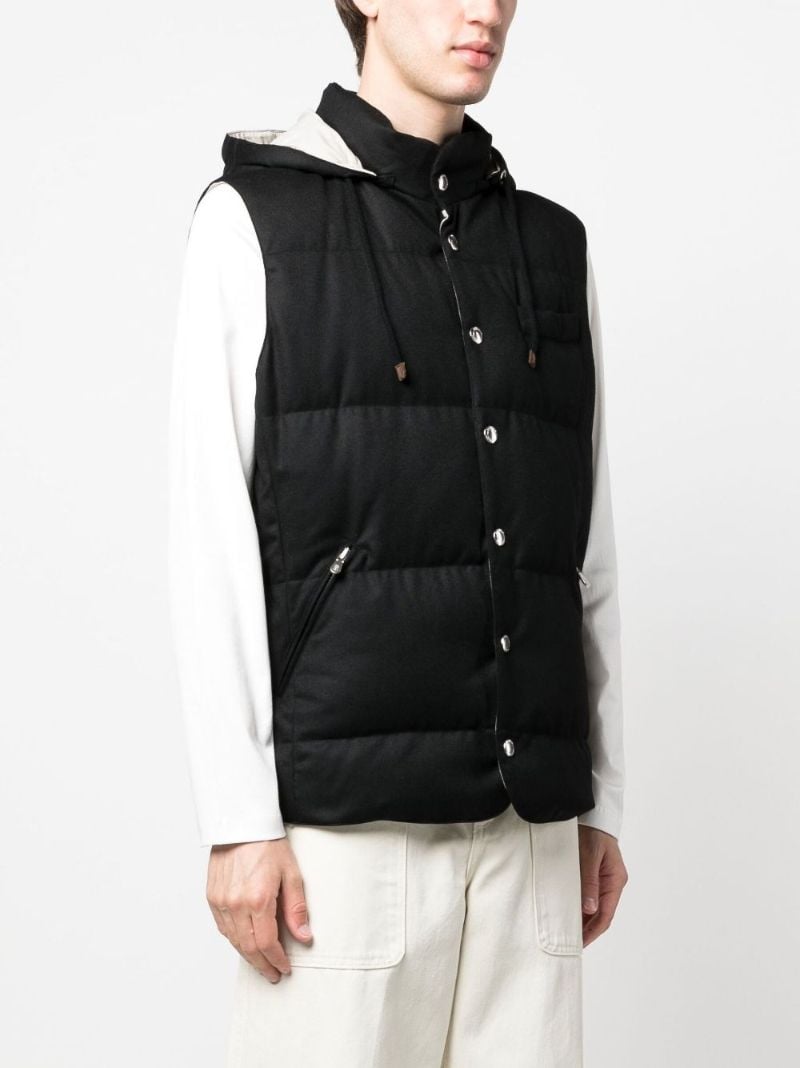Black Padded Gilet