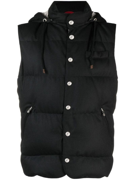 Black Padded Gilet