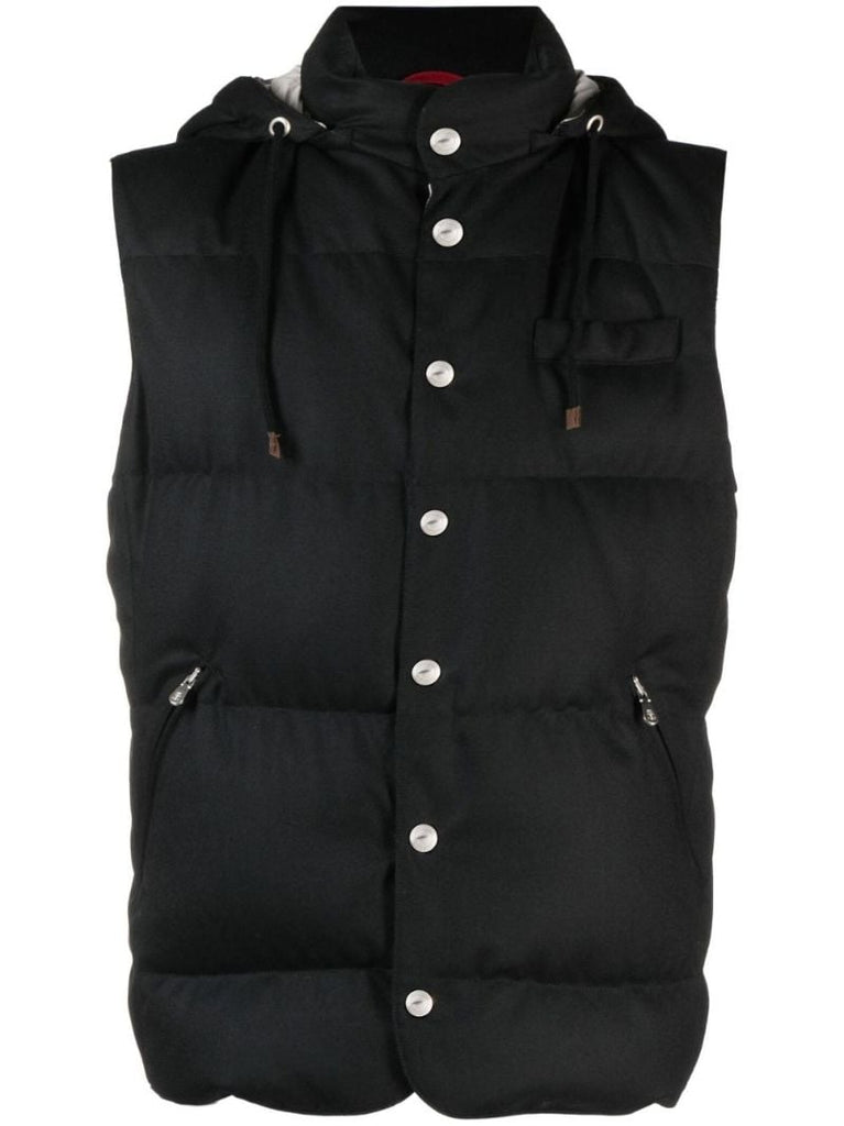 Black Padded Gilet