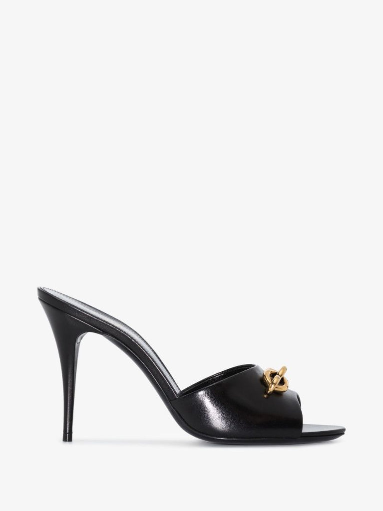 Black Le Maillon 95 Leather Mules