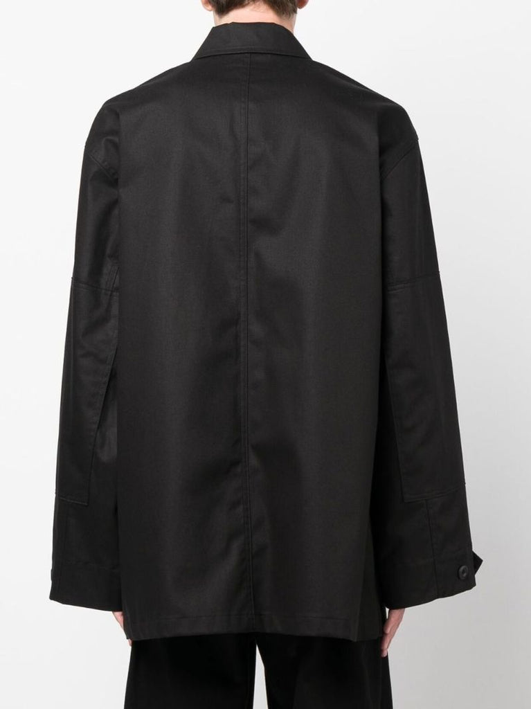 Black Multi-pocket Cargo Jacket