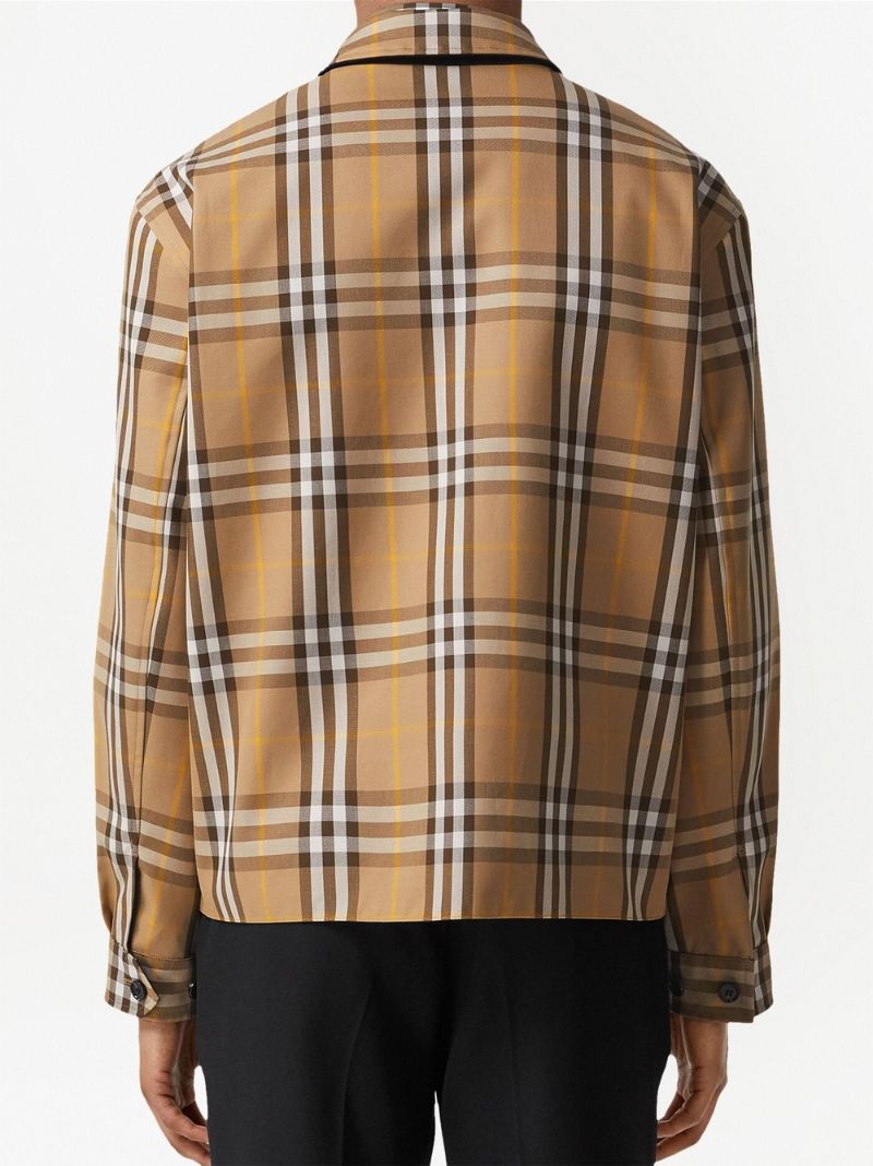 Brown Reversible Zip-up Cotton Jacket