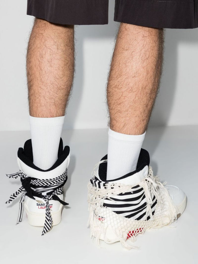 White Smith Cure 05 Leather High-top Sneakers