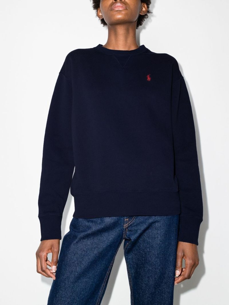 Logo Embroidered Sweatshirt