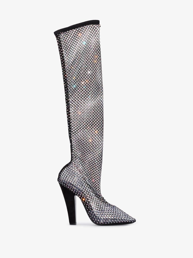 Black Koller 110 Leather Knee-high Boots
