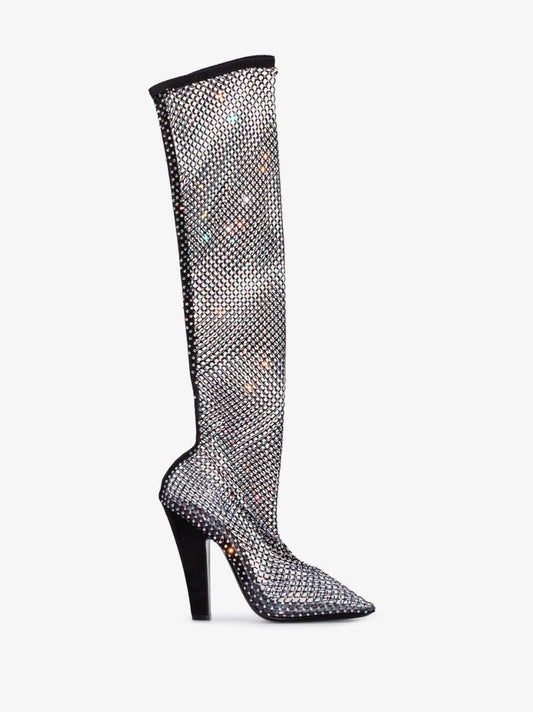 Black Koller 110 Leather Knee-high Boots