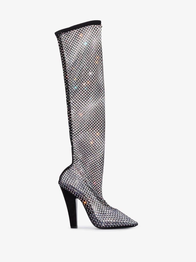 Black Koller 110 Leather Knee-high Boots