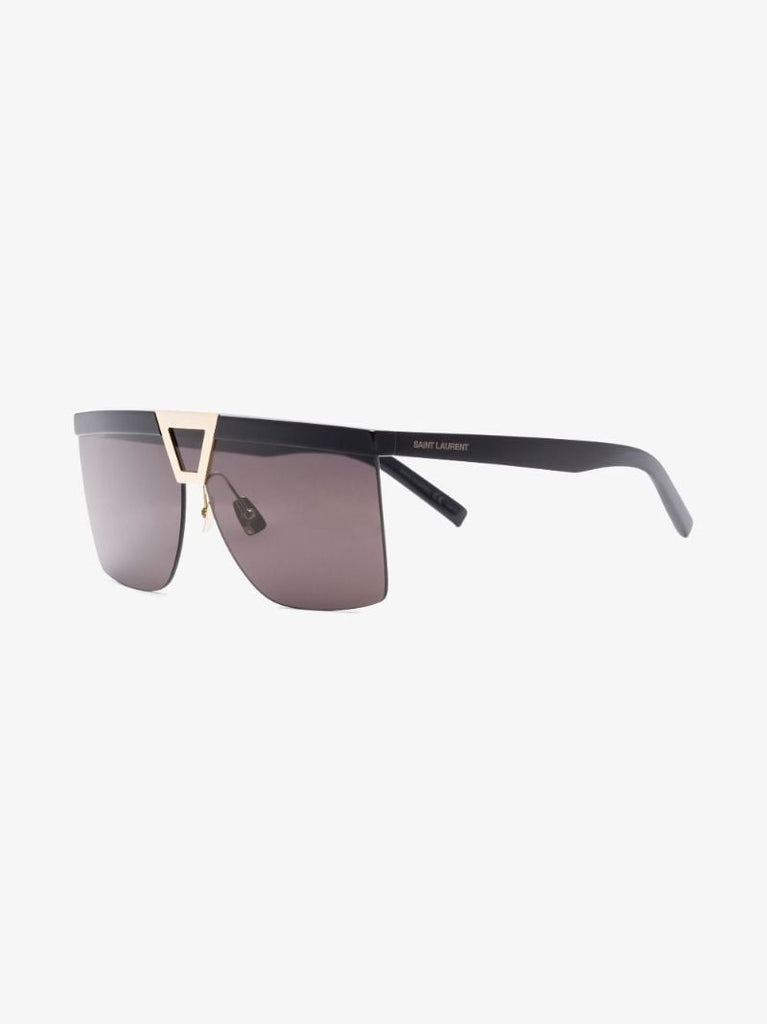 Black Palace Shield Square Sunglasses