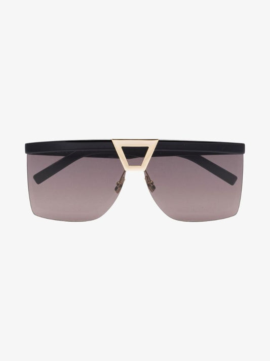 Black Palace Shield Square Sunglasses