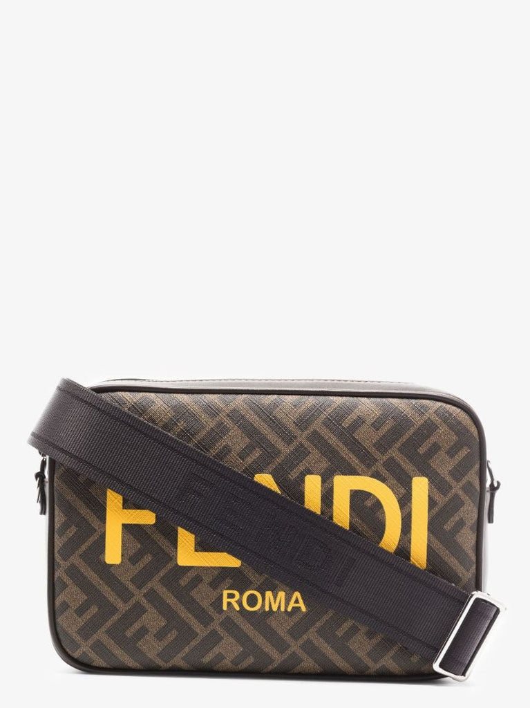 Brown Ff Logo Cross Body Bag