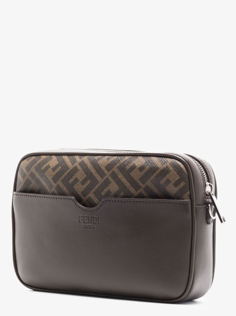 Brown Ff Logo Cross Body Bag