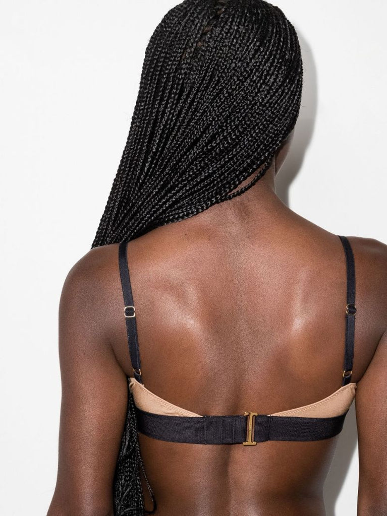 Pink Logo Triangle Bra