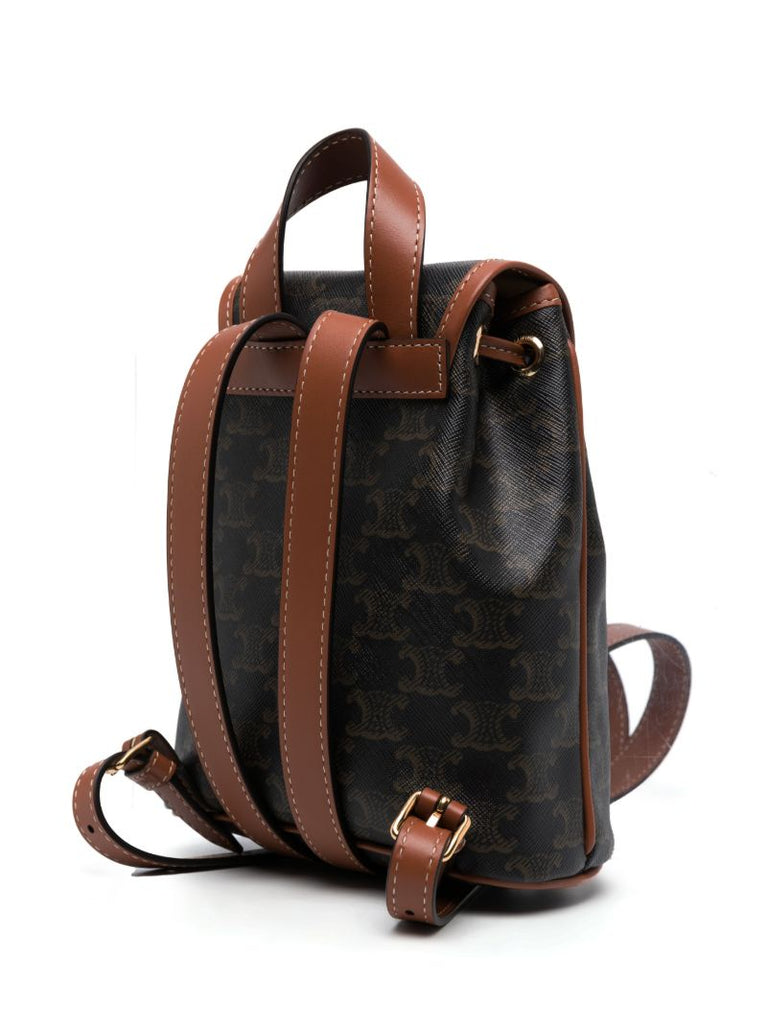 Brown Tabou Checked Shoulder Bag