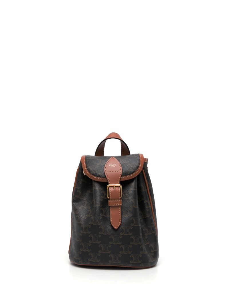 Brown Tabou Checked Shoulder Bag