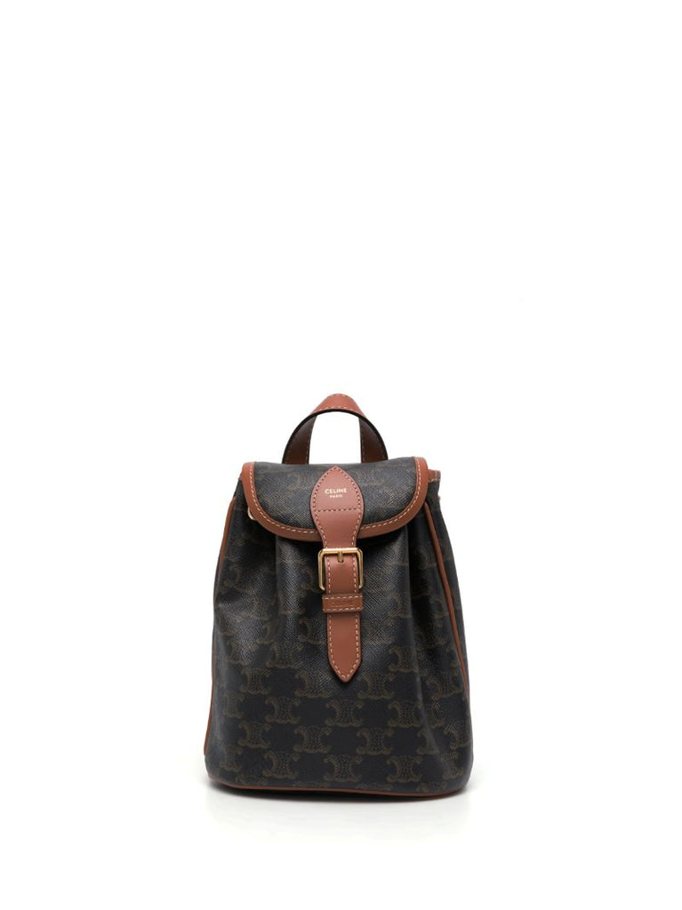 Brown Tabou Checked Shoulder Bag