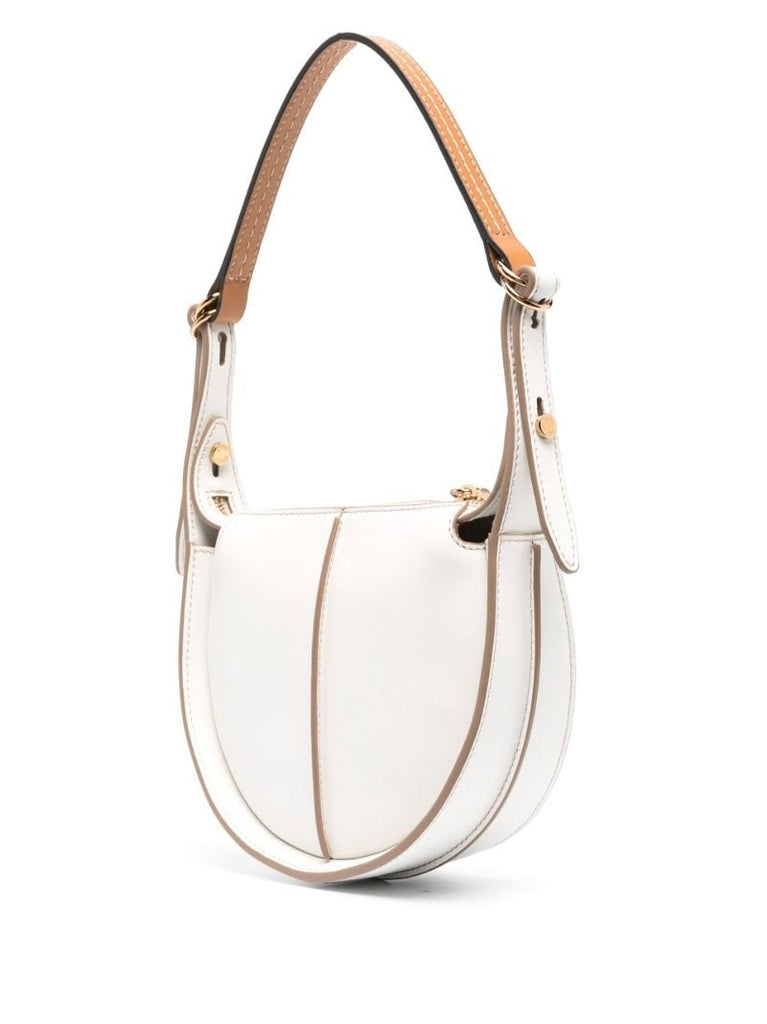 White Timeless Hobo Leather Bag