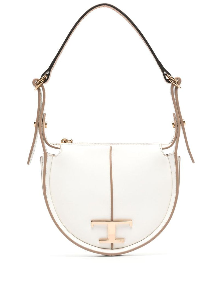 White Timeless Hobo Leather Bag