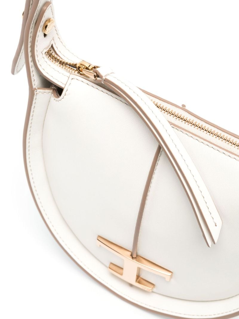 White Timeless Hobo Leather Bag