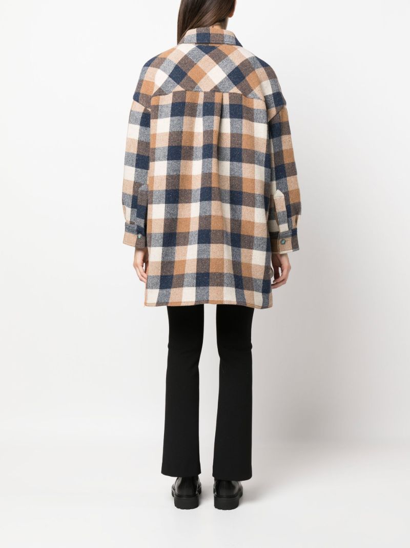 Brown Margot Checked Shirt