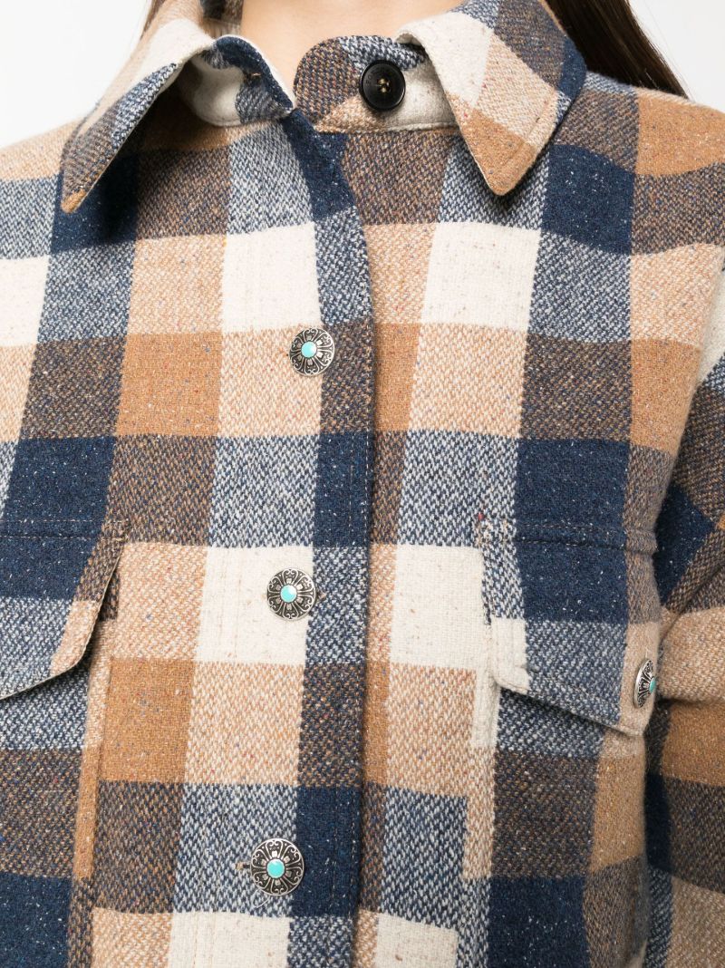 Brown Margot Checked Shirt