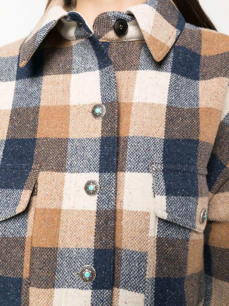 Brown Margot Checked Shirt