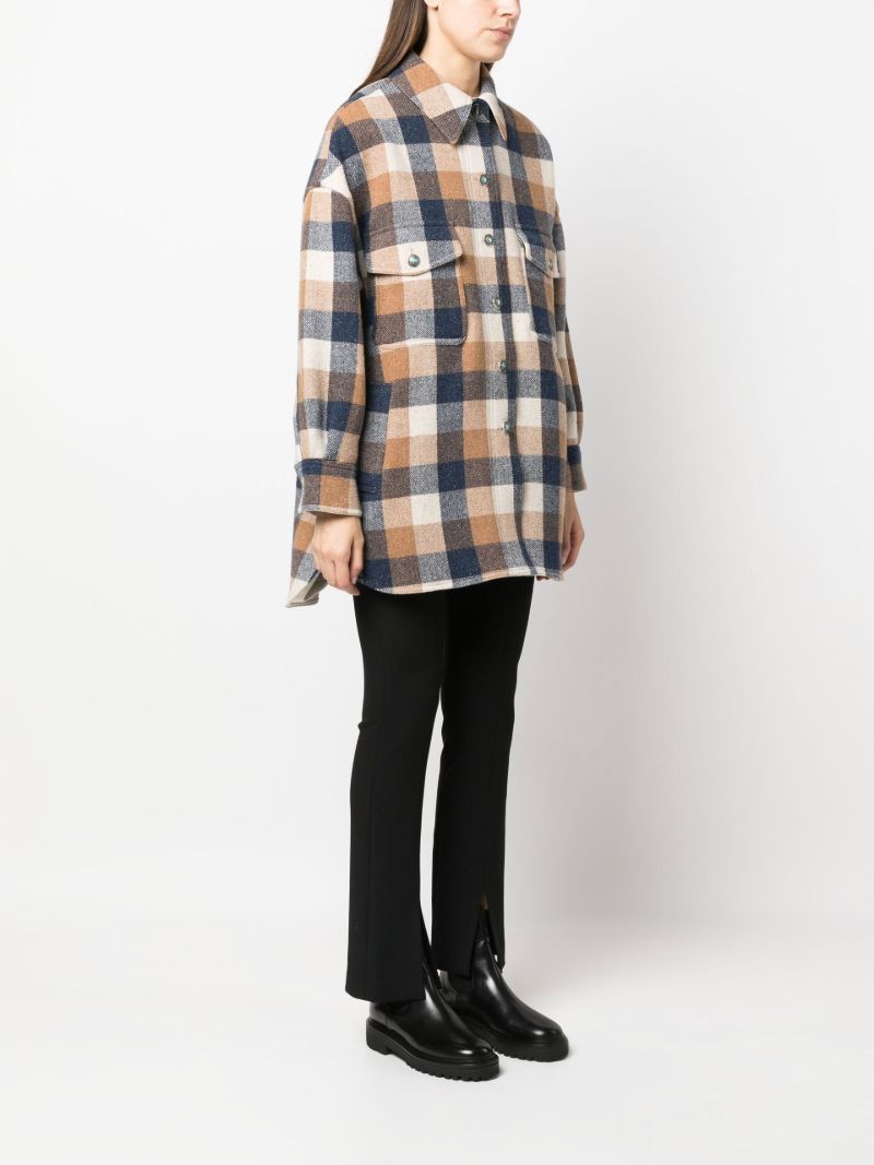 Brown Margot Checked Shirt