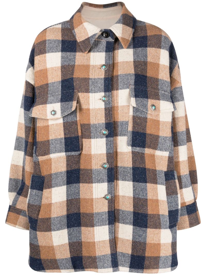 Brown Margot Checked Shirt