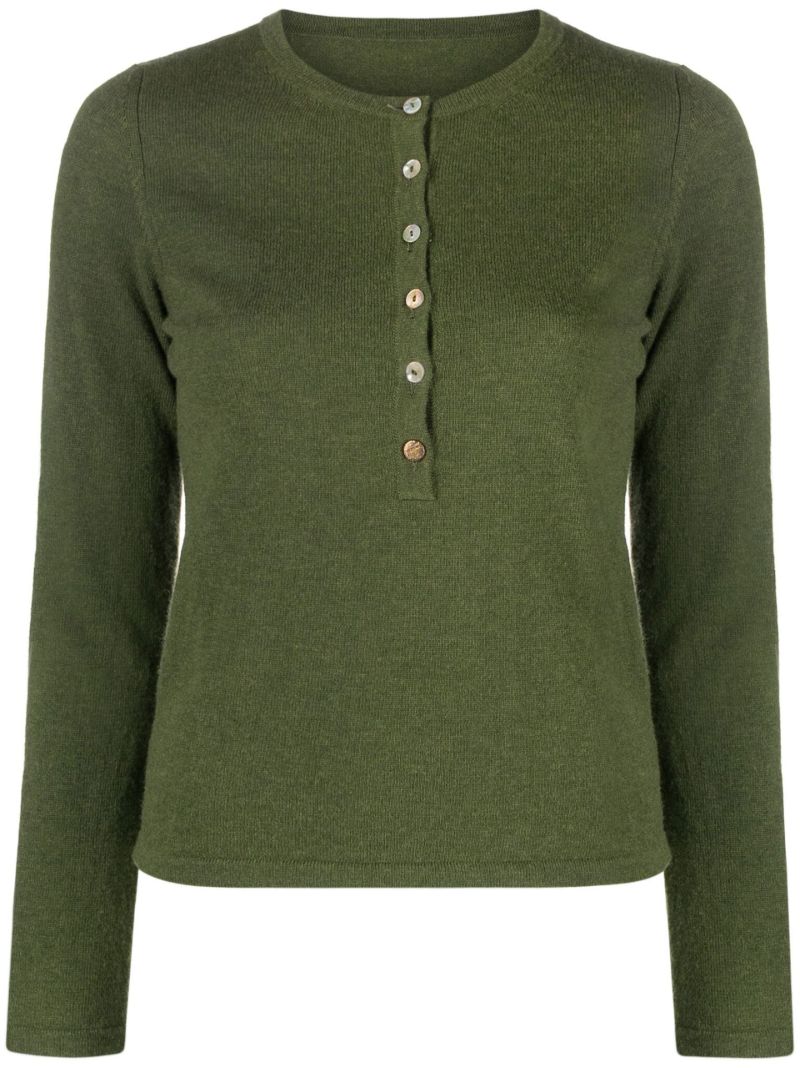 Green Lou Wool Top