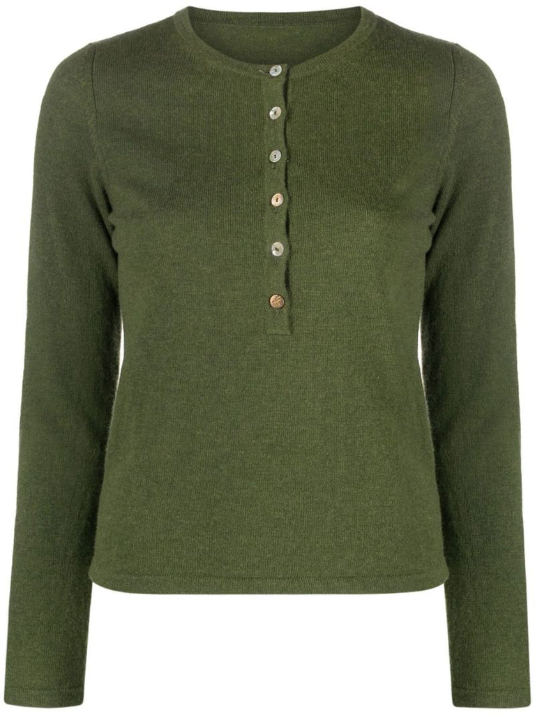 Green Lou Wool Top