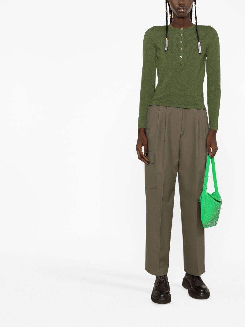 Green Lou Wool Top