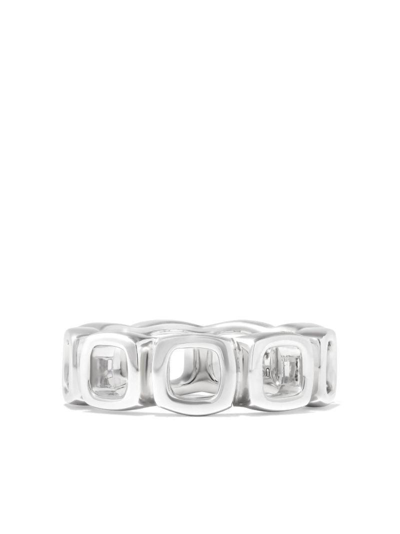 Sterling Silver Cushion Band Open Ring
