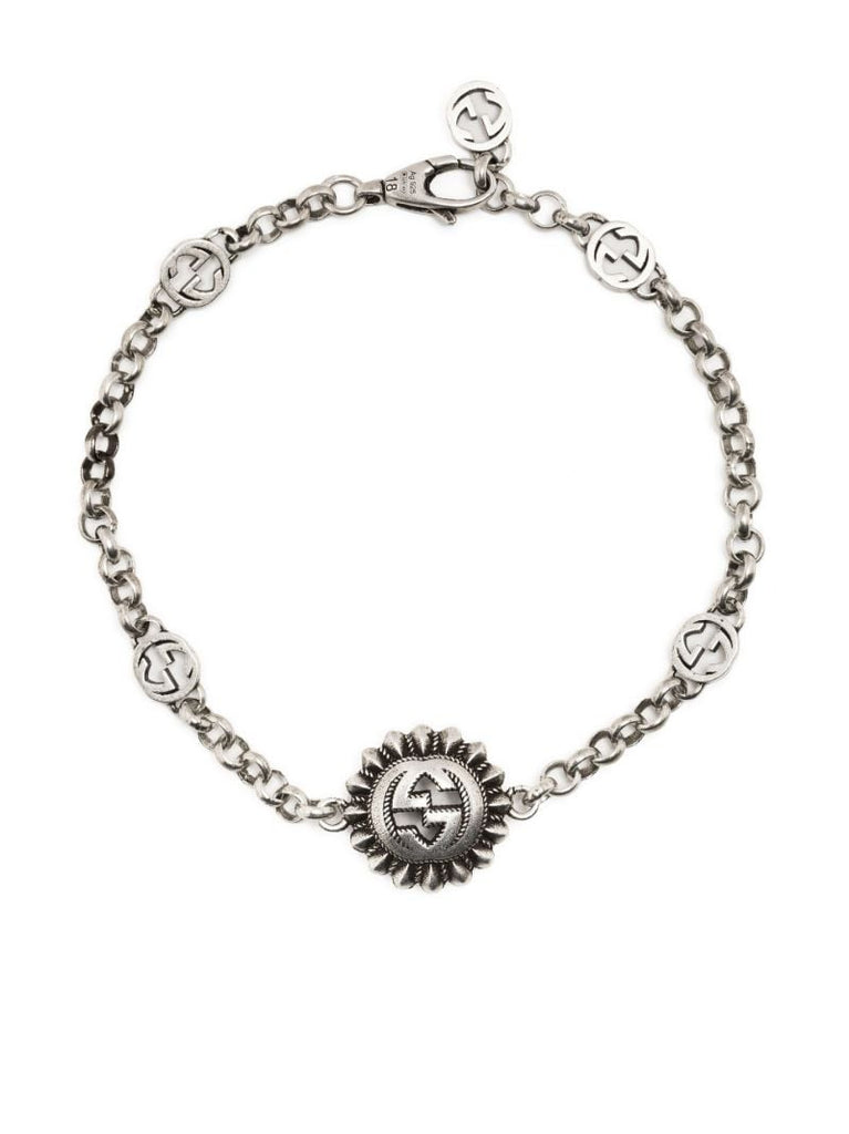 Sterling Silver Interlocking G Bracelet